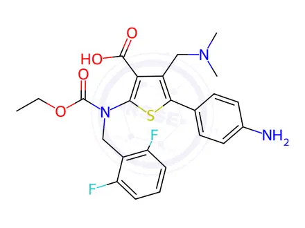 Chemical structure of Relugolix Impurity 32