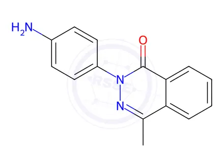 Chemical structure of 2-(4-Aminophenyl)-4-methylphthalazin-1(2H)-one