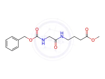 Chemical structure of Butanoic acid, 4-[[2-[[(phenylmethoxy)carbonyl]amino]acetyl]amino]-, methyl ester
