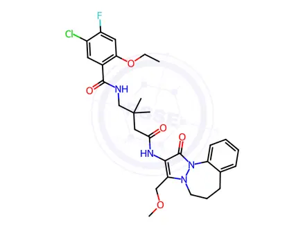 Chemical structure of CB-6644