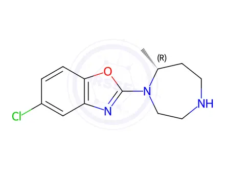 Chemical structure of Suvorexant Impurity 12
