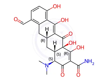 Chemical structure of Sancycline Impurity 6 (7-Formyl Sancycline)