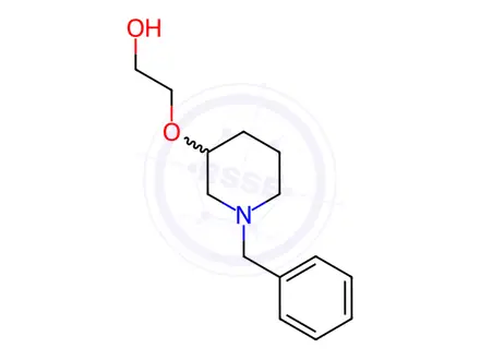 Chemical structure of 2-((1-Benzylpiperidin-3-yl)oxy)ethanol