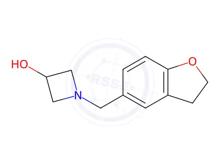 Chemical structure of 1-((2,3-Dihydrobenzofuran-5-yl)methyl)azetidin-3-ol