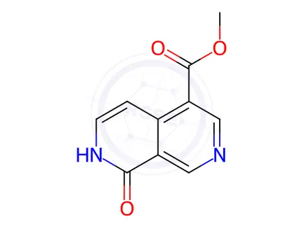Chemical structure of Methyl 8-oxo-7,8-dihydro[2,7]naphthyridine-4-carboxylate