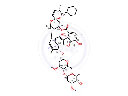 Chemical structure of Delta2-Doramectin