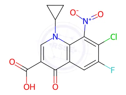 Chemical structure of Garenoxacin Impurity 2