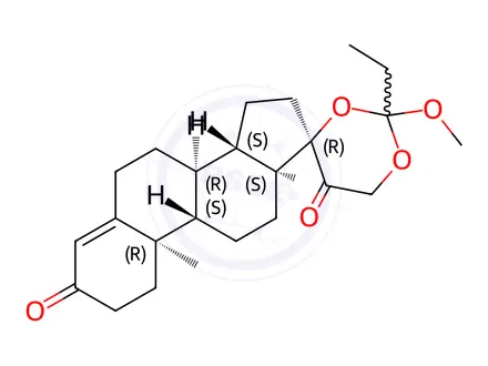 Chemical structure of Clascoterone Impurity 8