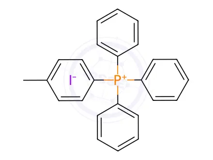 Chemical structure of Triphenyl(p-tolyl)phosphonium iodide