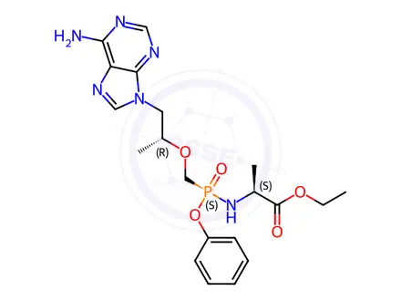Chemical structure of Tenofovir Alafenamide Fumarate Impurity 98 Monomer