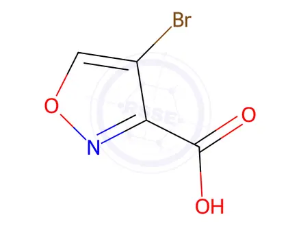 Chemical structure of 4-Bromo-3-isoxazolecarboxylic acid