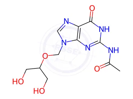 Chemical structure of Ganciclovir Impurity 20