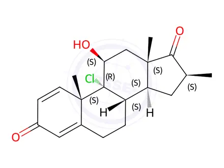Chemical structure of Beclometasone Impurity 20