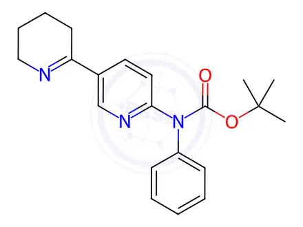 Chemical structure of tert-Butyl phenyl(3,4,5,6-tetrahydro-[2,3'-bipyridin]-6'-yl)carbamate