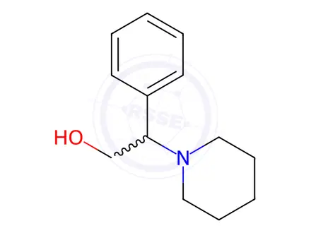 Chemical structure of 2-Phenyl-2-piperidin-1-yl-ethanol
