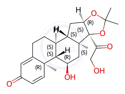 Chemical structure of Budesonide Impurity 19