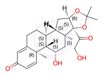 Chemical structure of Budesonide EP Impurity F