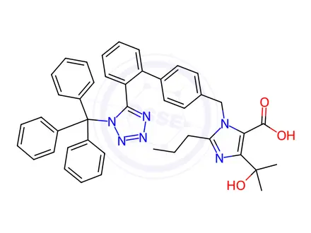 Chemical structure of Olmesartan Medoxomil Impurity T