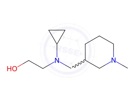 Chemical structure of 2-(Cyclopropyl((1-methylpiperidin-3-yl)methyl)amino)ethanol