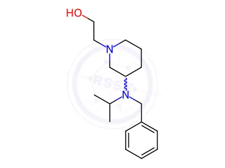 Chemical structure of 2-(3-(Benzyl(isopropyl)amino)piperidin-1-yl)ethanol