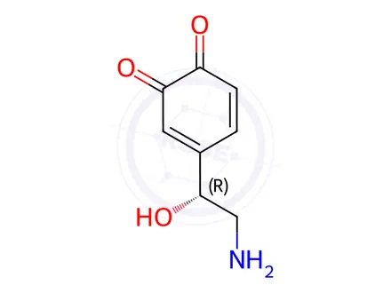 Chemical structure of Norepinephrine Impurity 20 (Noradrenalinequinone)