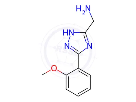 Chemical structure of (5-(2-Methoxyphenyl)-4H-1,2,4-triazol-3-yl)methanamine
