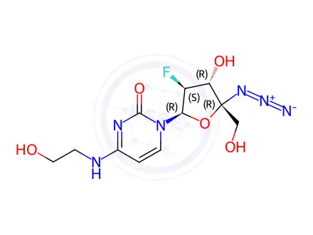 Chemical structure of Azvudine Impurity 16