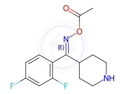 Chemical structure of Iloperidone Impurity 58 Acetate