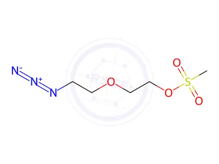 Chemical structure of 2-(2-Azidoethoxy)ethyl methanesulfonate