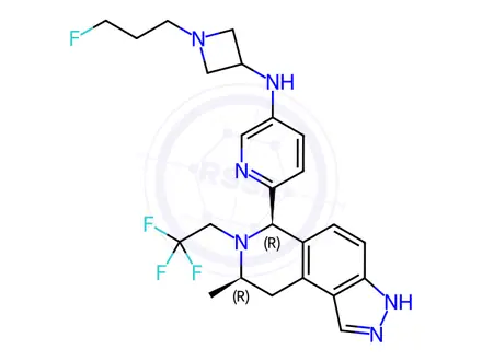 Chemical structure of Camizestrant Impurity 1