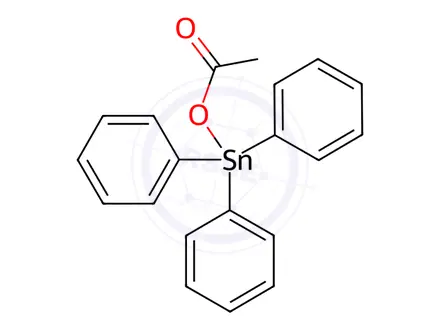 Chemical structure of Fentin-acetate