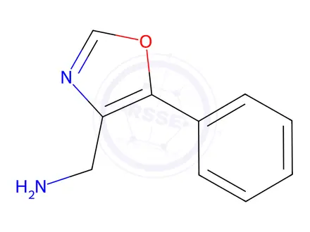 Chemical structure of (5-Phenyloxazol-4-yl)methanamine