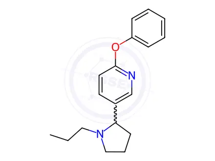 Chemical structure of 2-Phenoxy-5-(1-propylpyrrolidin-2-yl)pyridine