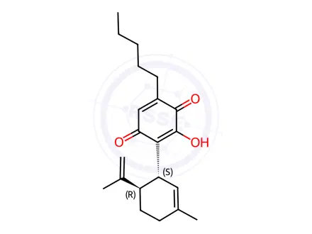 Chemical structure of Cannabidiol Impurity 15