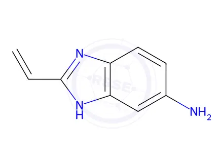 Chemical structure of Benzimidazole, 5-amino-2-vinyl-(8CI)