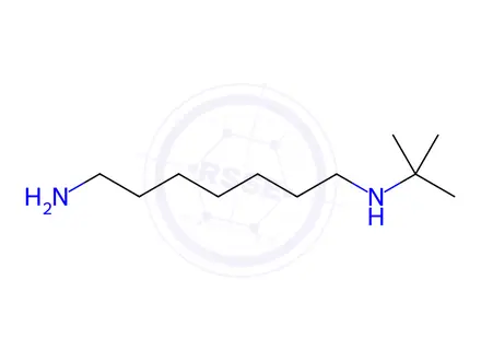 Chemical structure of N1-(tert-Butyl)-heptane-1,7-diamine 2HCl