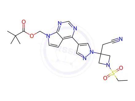 Chemical structure of Baricitinib Impurity 63