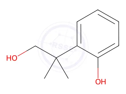 Chemical structure of 2-(1-Hydroxy-2-methylpropan-2-yl)phenol