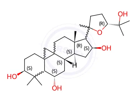 Chemical structure of Cyclogalegigenin Solution in Methanol