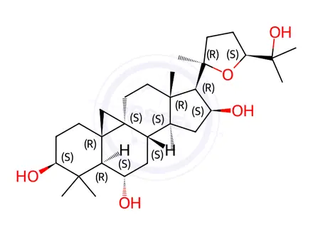 Chemical structure of Cycloastragenol