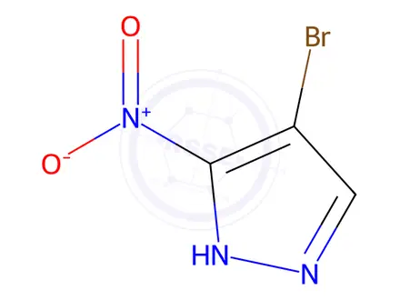 Chemical structure of 4-Bromo-3-nitro-1H-pyrazole