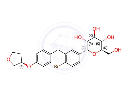 Chemical structure of Empagliflozin Impurity 133