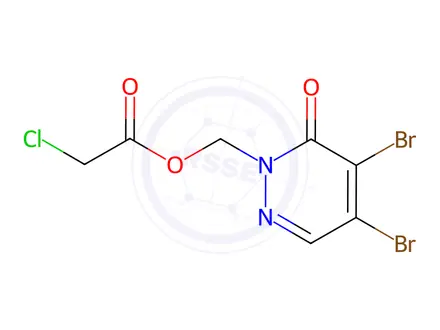 Chemical structure of [4,5-Dibromo-6-oxo-1(6H)-pyridazinyl]methyl 2-chloroacetate