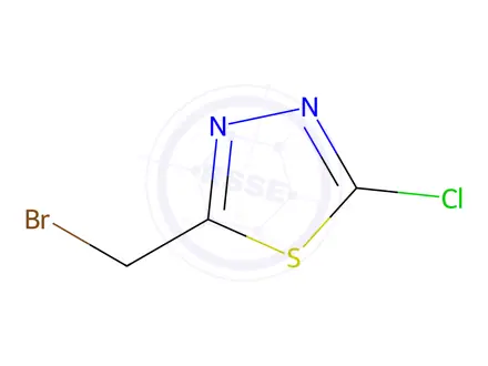 Chemical structure of 2-(Bromomethyl)-5-chloro-1,3,4-thiadiazole