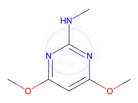 Chemical structure of (4,6-Dimethoxypyrimidin-2-yl)-N-methylamine