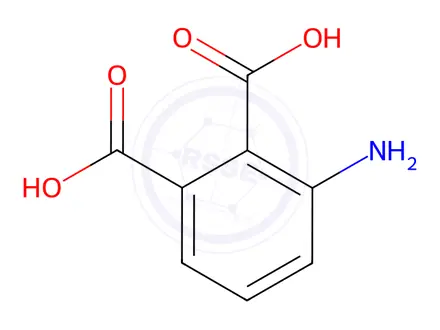 Chemical structure of 3-Aminophthalic acid hydrochloride hydrate