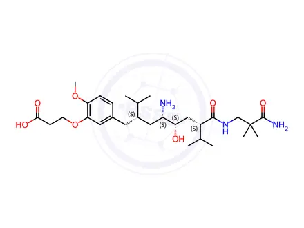 Chemical structure of Aliskiren Impurity 85