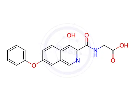 Chemical structure of Roxadustat Impurity 27