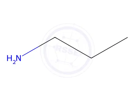 Chemical structure of n-Propylamine