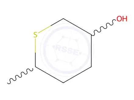 Chemical structure of 6-Methyltetrahydro-2H-thiopyran-3-ol